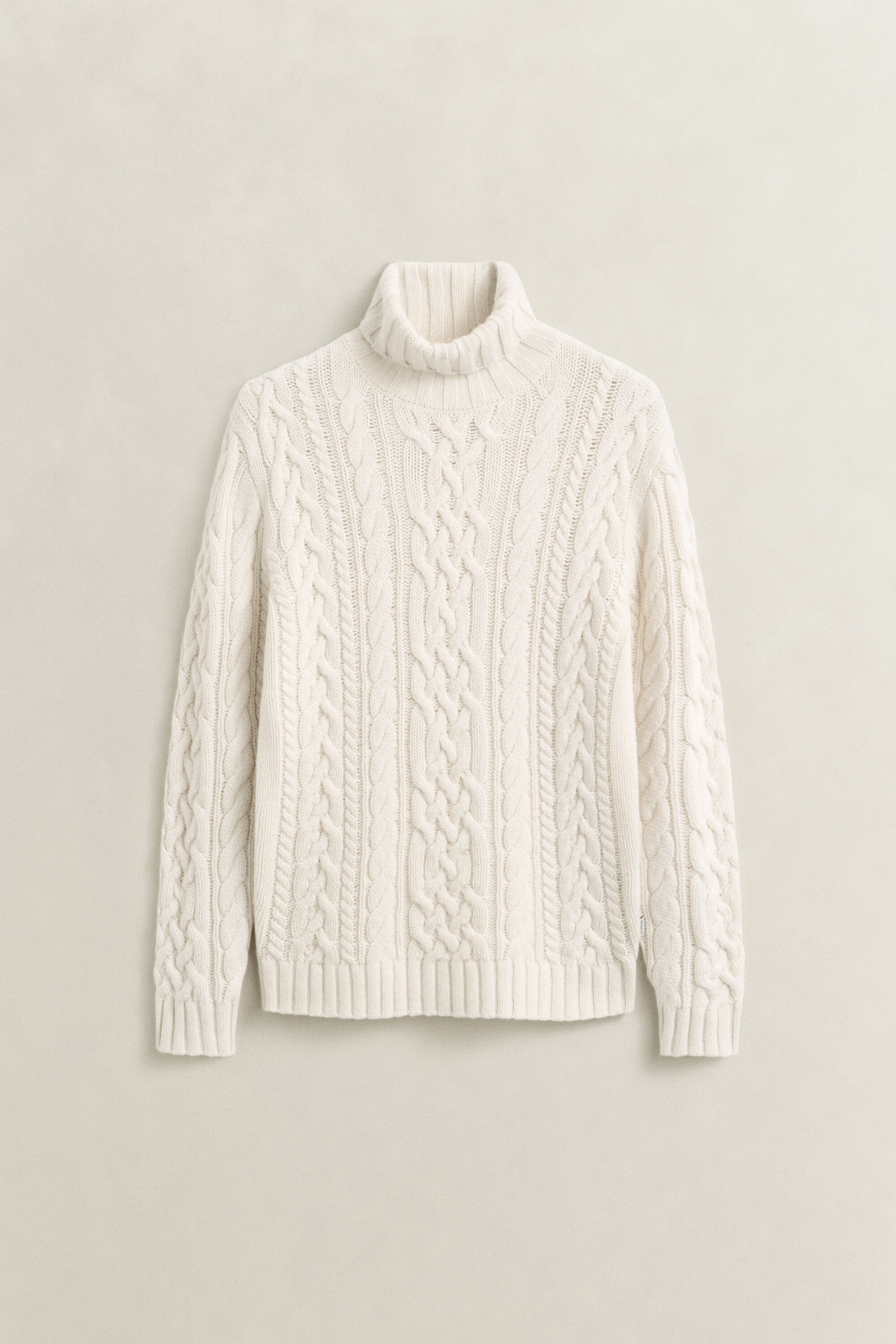 Maglia a collo alto in misto lana