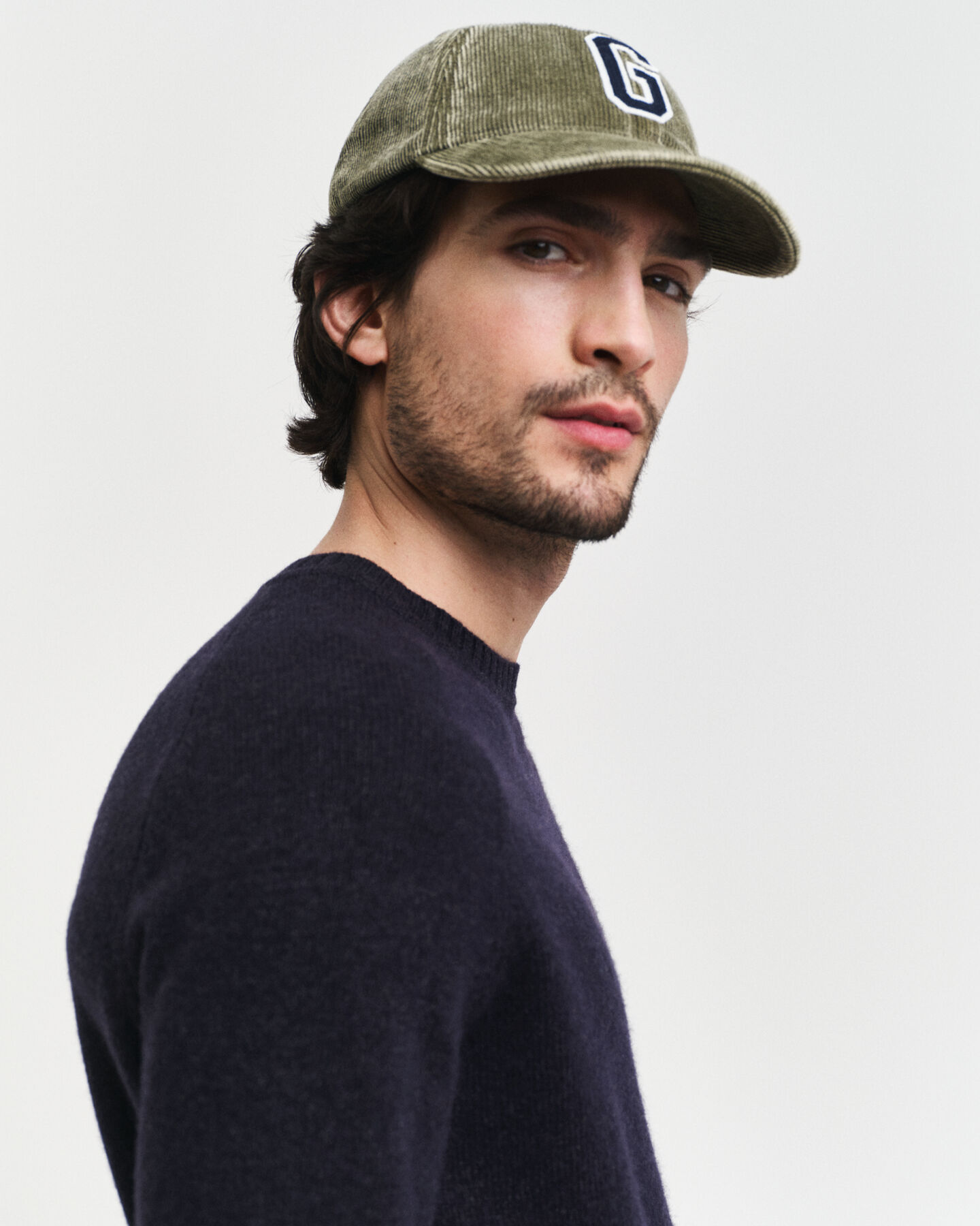 Maglia girocollo in misto lana