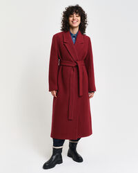 Cappotto a vestaglia in rilievo