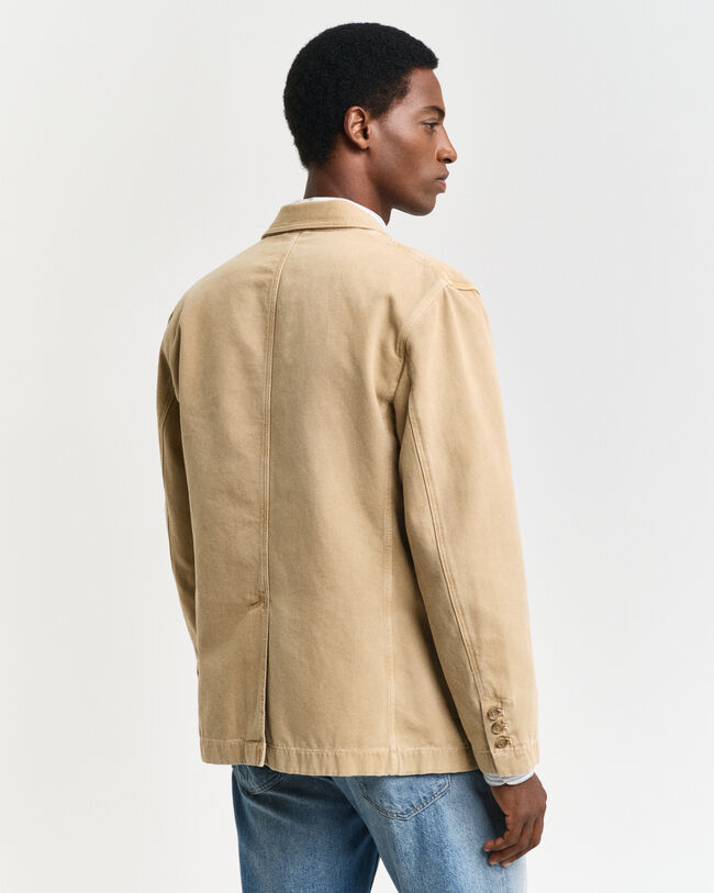 Blazer in tela relaxed fit