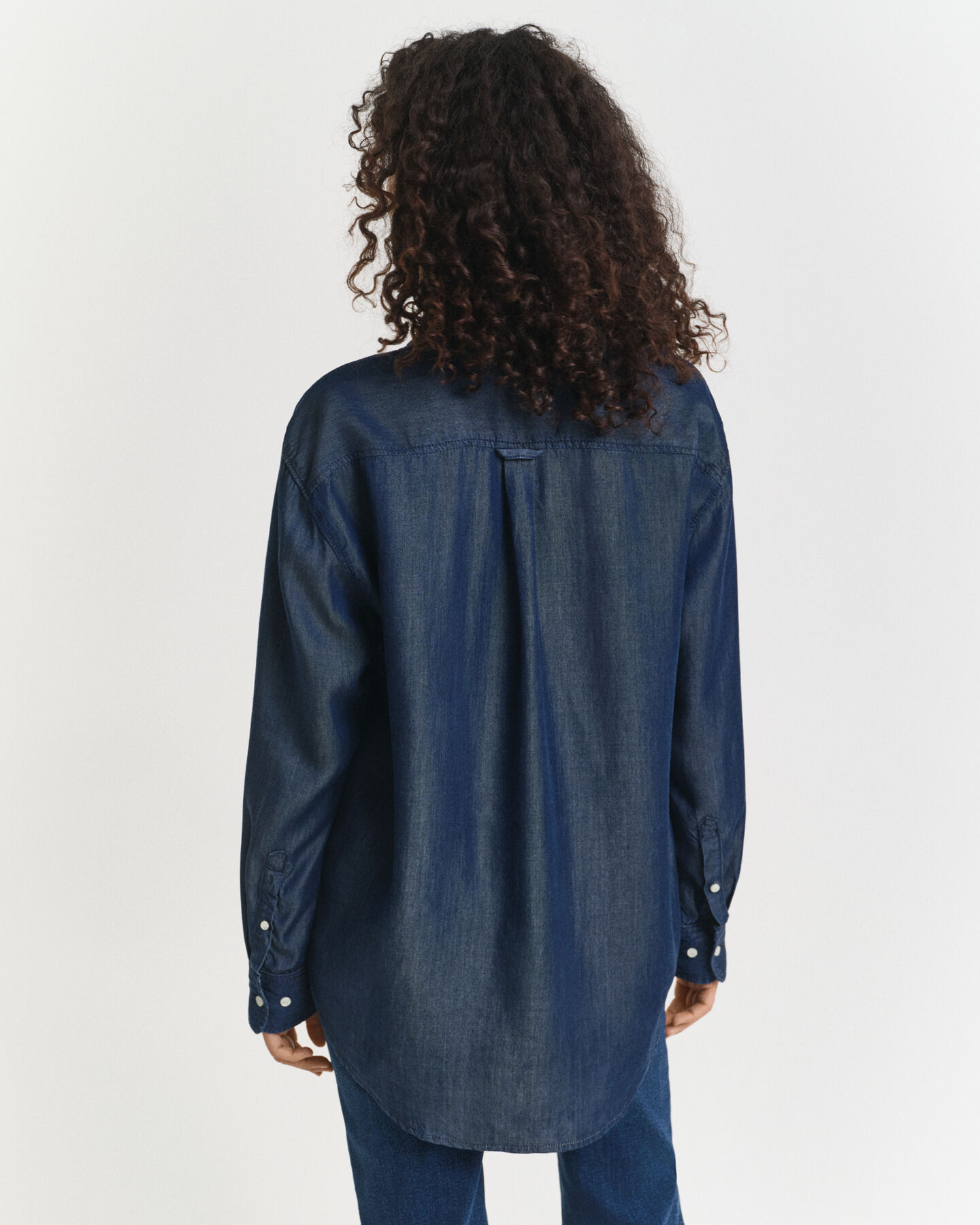 Camicia indaco relaxed fit