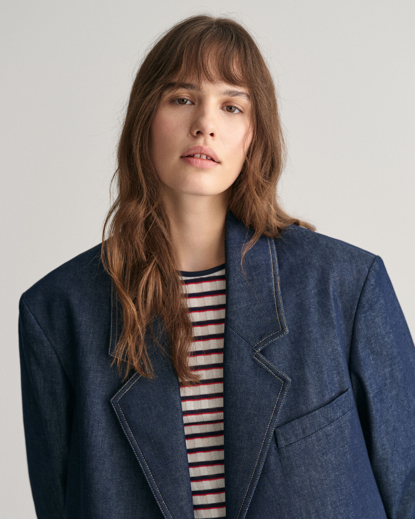 Cappotto oversize in denim