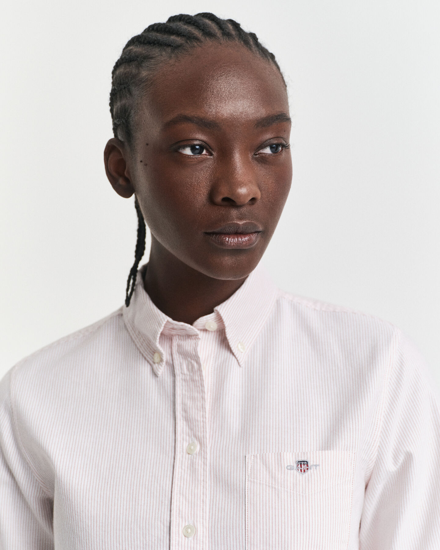 Camicia Oxford classica a righe regular fit