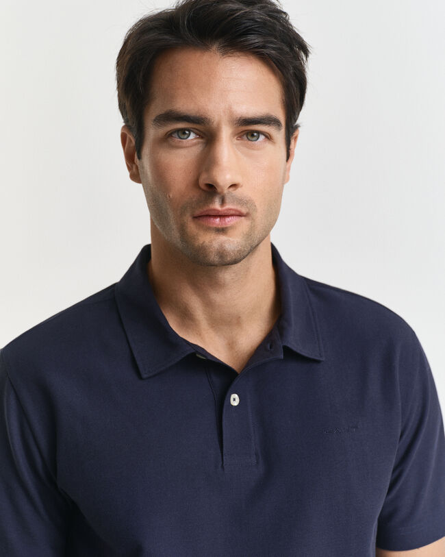 Polo in twill strutturato