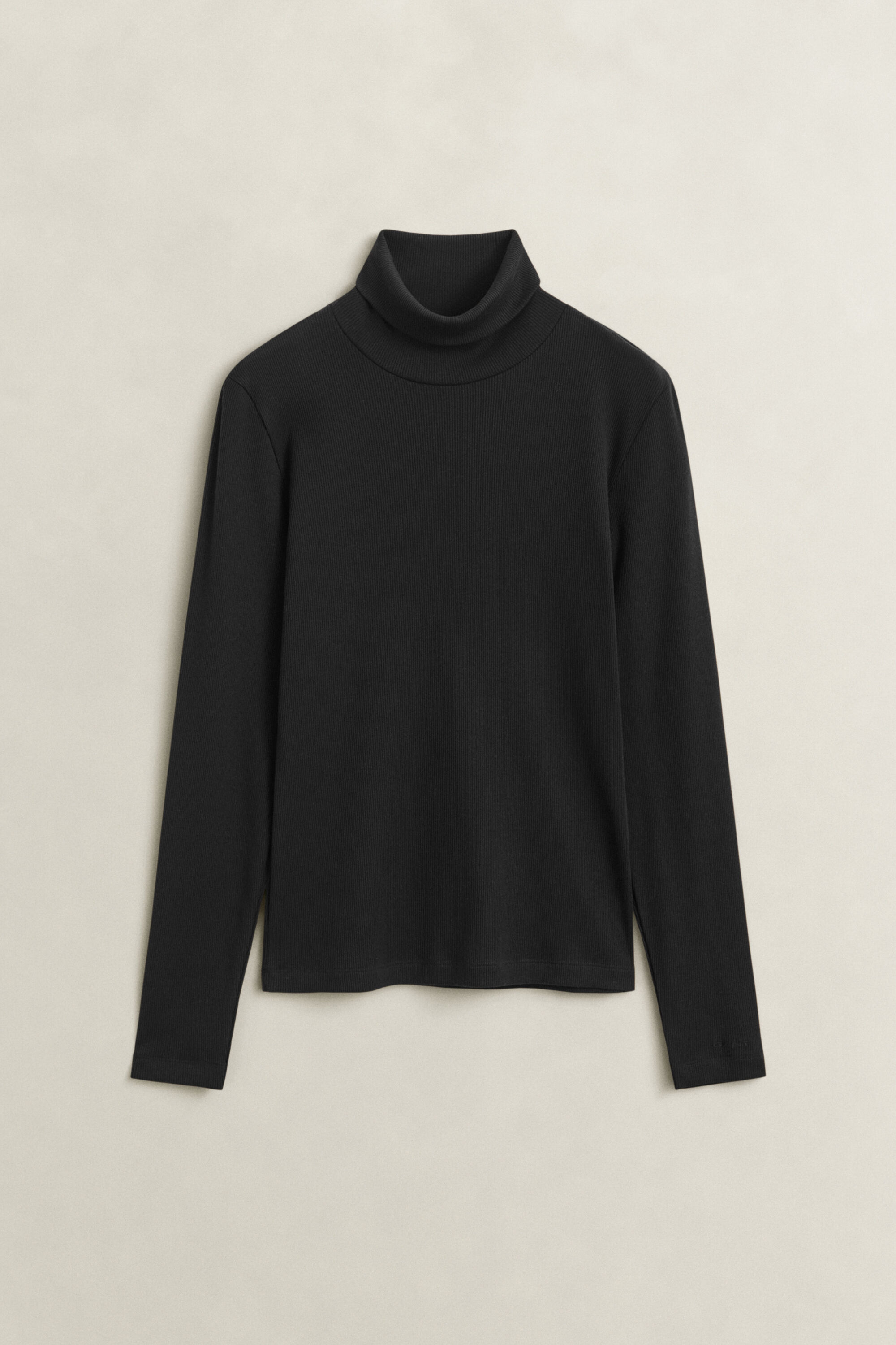 Maglia a collo alto a coste