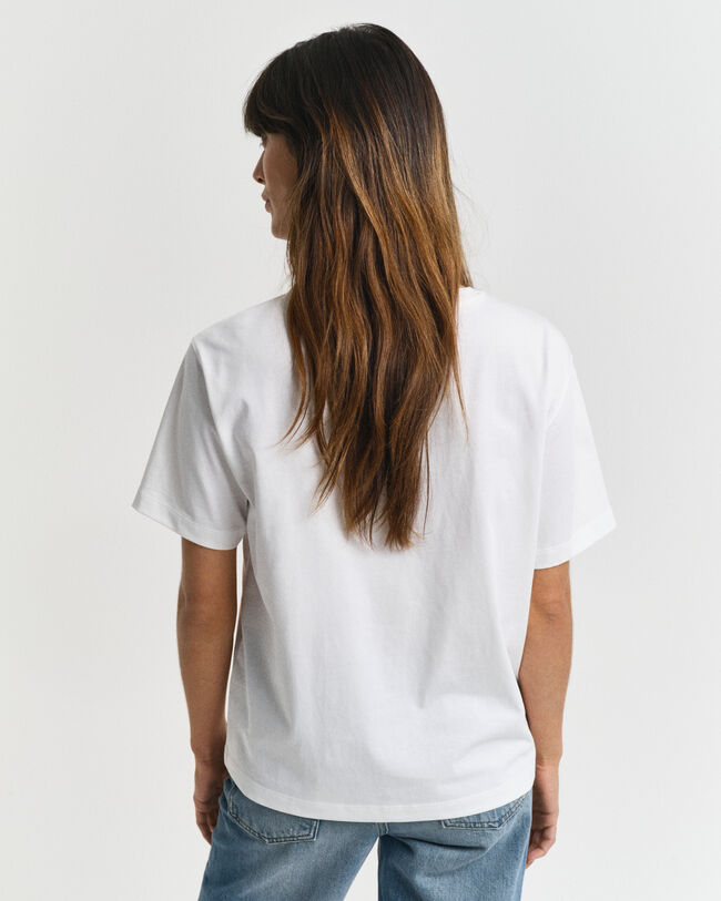 T-shirt girocollo Sailing con grafica