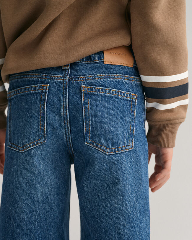 Jeans a gamba larga Girls