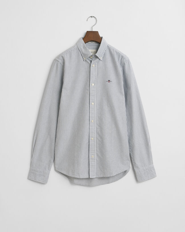 Camicia Oxford classica a righe Banker slim fit