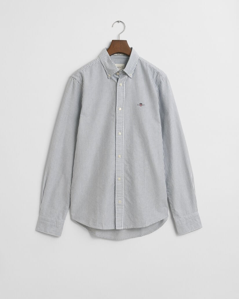 Camicia Oxford classica a righe Banker slim fit