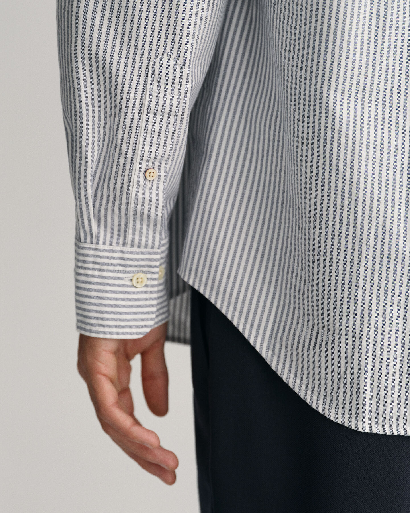 Camicia Oxford a righe Banker regular fit