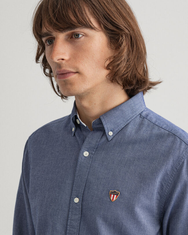 Camicia Banner Shield in tessuto Oxford regular fit
