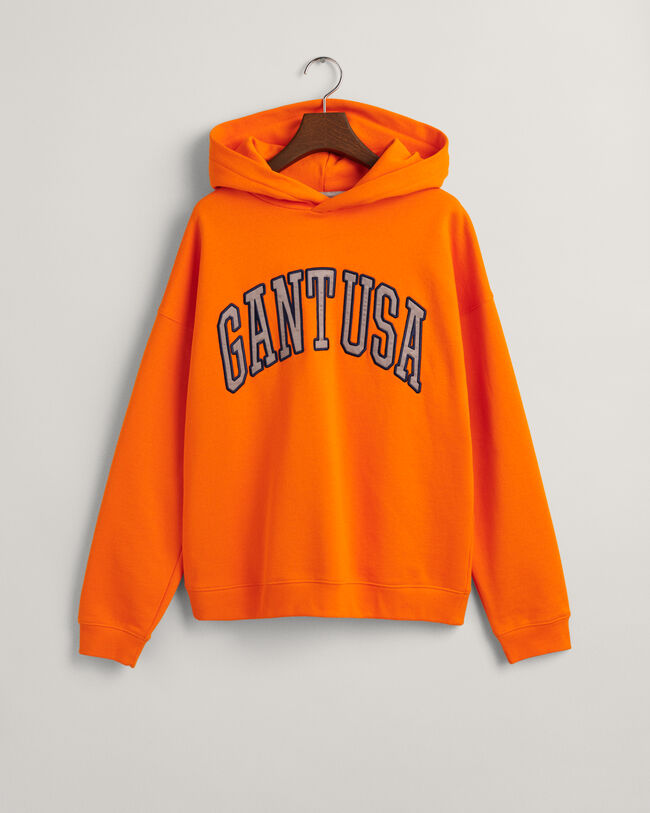 Felpa con cappuccio GANT USA oversize Teens