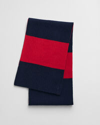 Sciarpa in maglia a righe