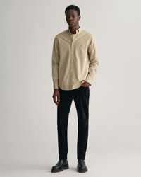 Camicia in popeline a quadretti regular fit