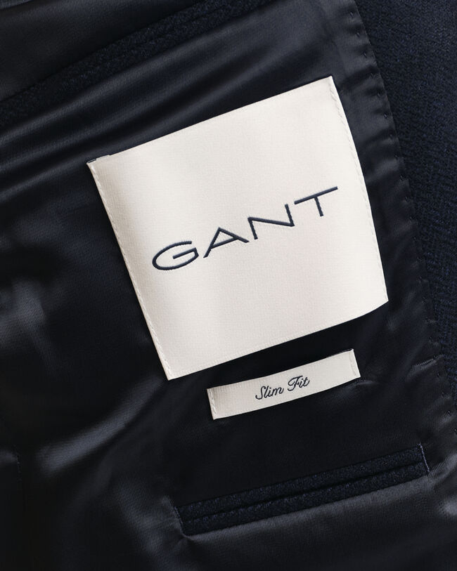 Blazer da abito con motivo a spina di pesce