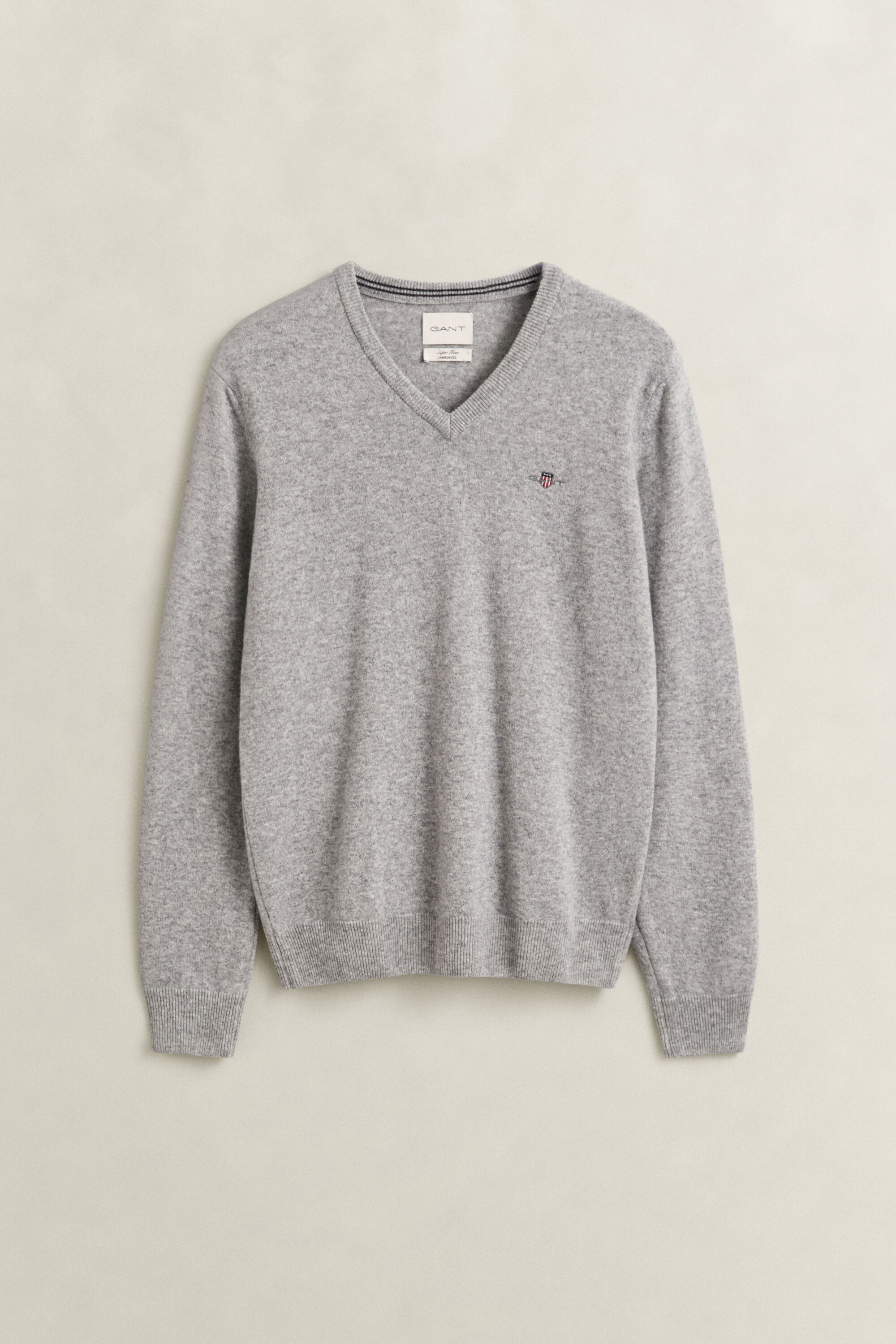 Maglia con scollo a V in lana d’agnello