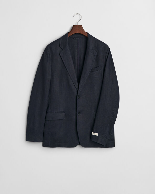 Blazer in lino regular fit