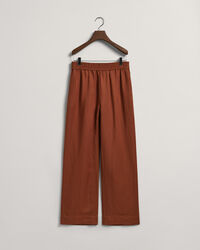 Pantaloni pull-on in lino-viscosa