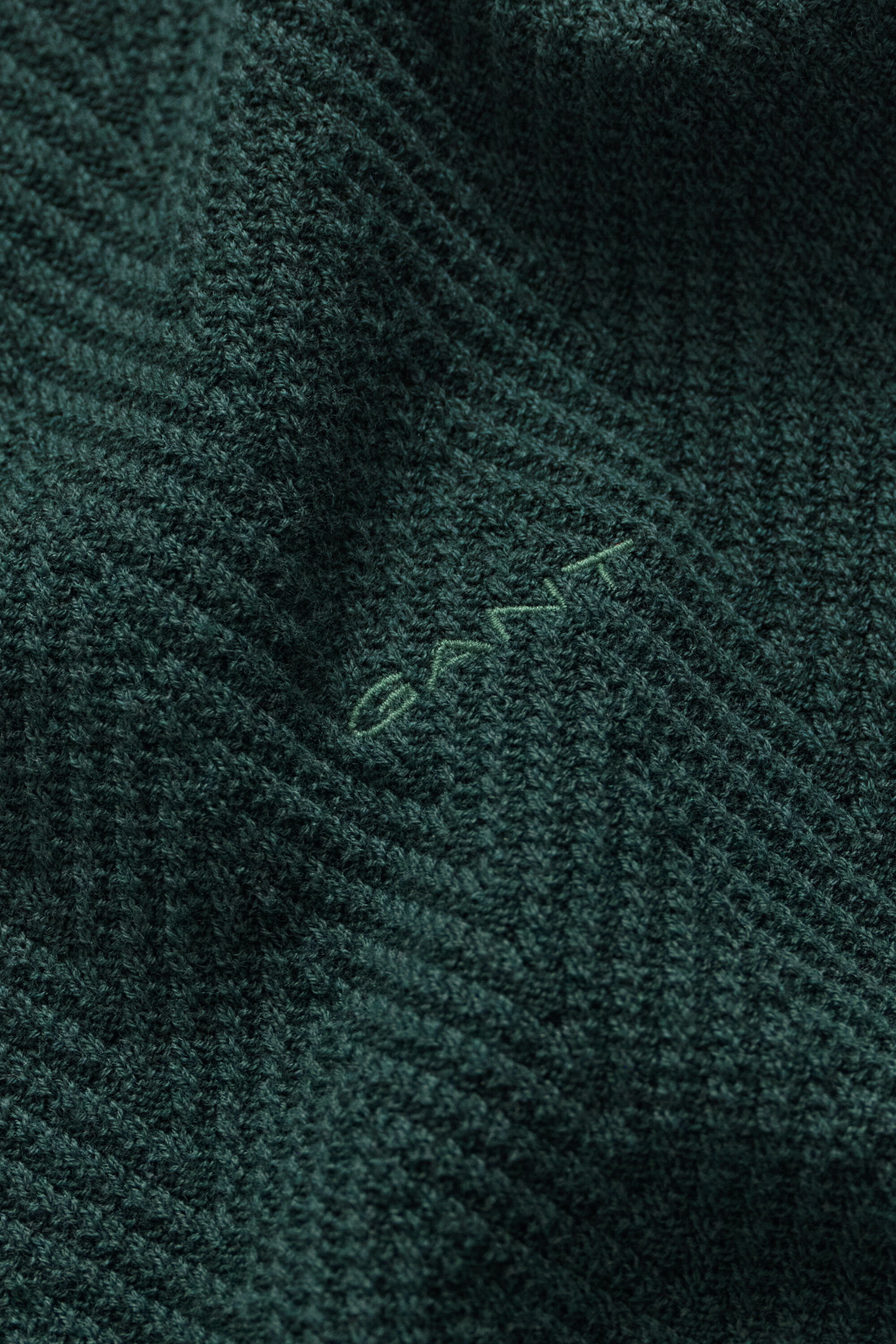 Cardigan con zip e motivo a spina di pesce