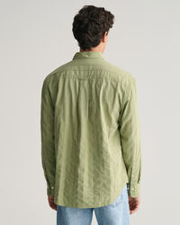 Camicia in tessuto a ratiera a righe relaxed fit