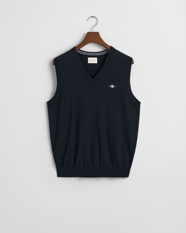 Piumino smanicato in cotone classico