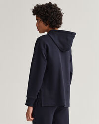 Felpa con cappuccio e zip