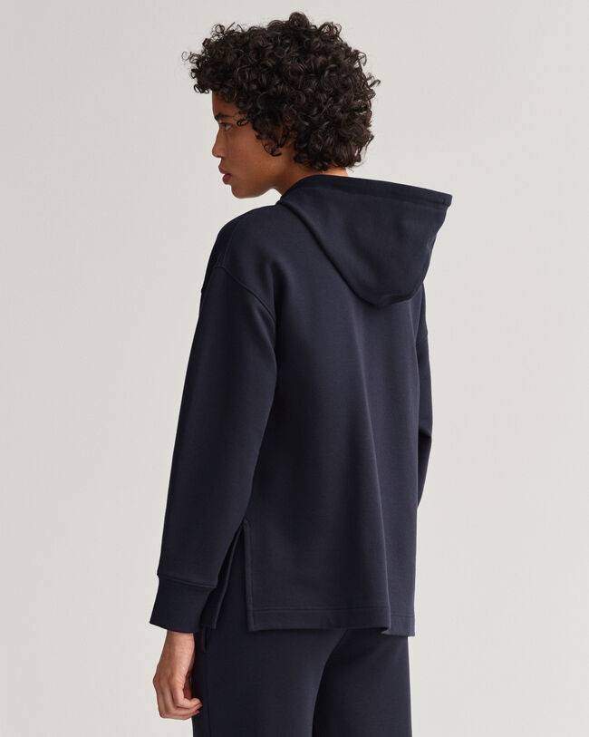 Felpa con cappuccio e zip