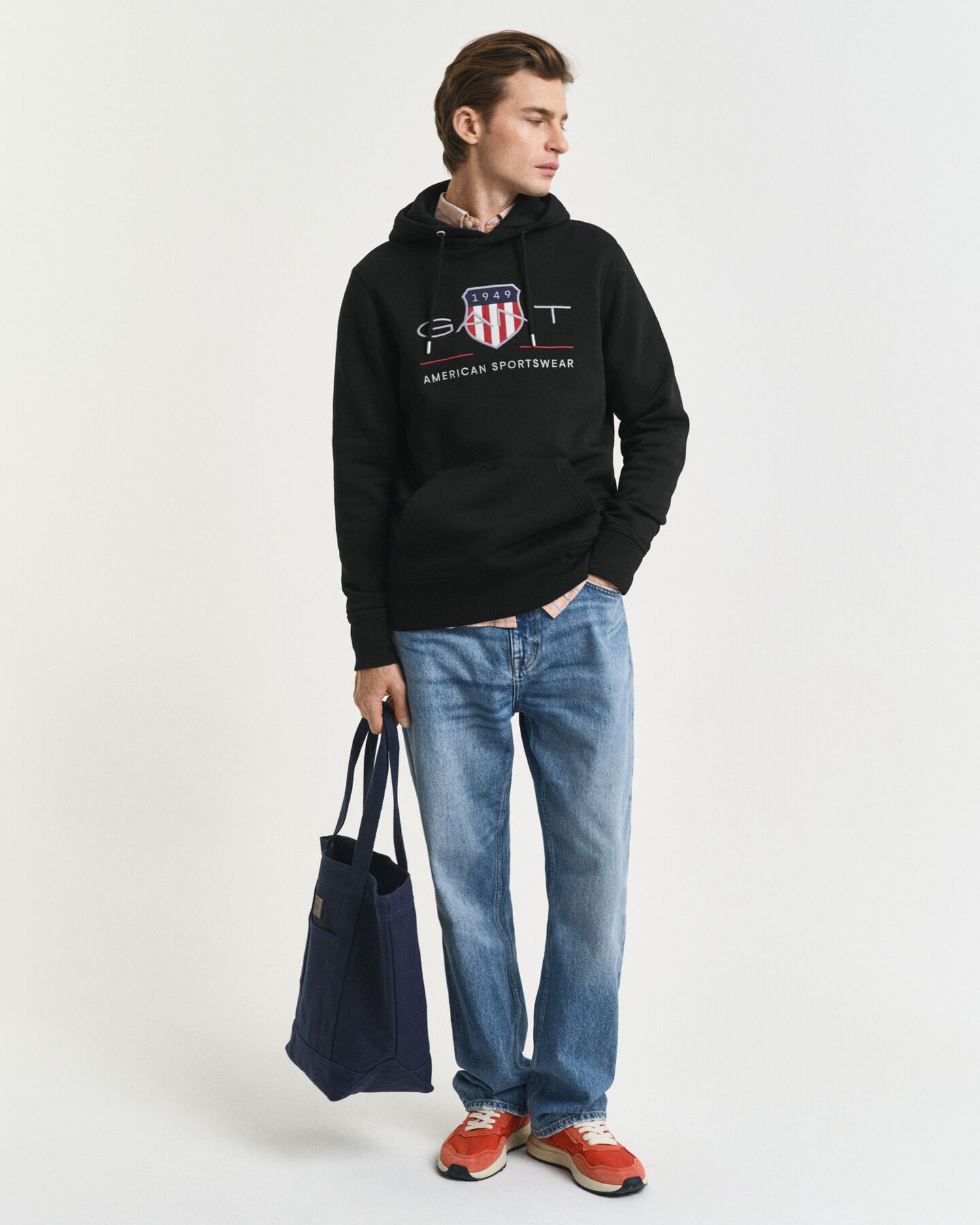 Felpa Archive Shield con cappuccio