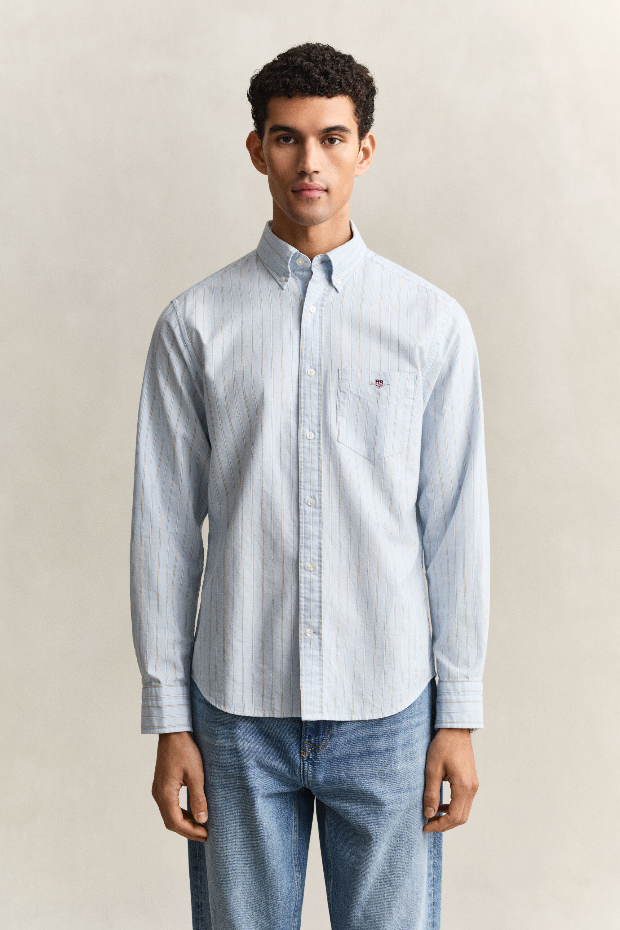 Camicia Oxford classica a righe