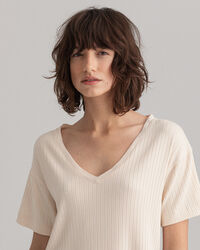 T-shirt con maniche corte-lunghe e spacchetti