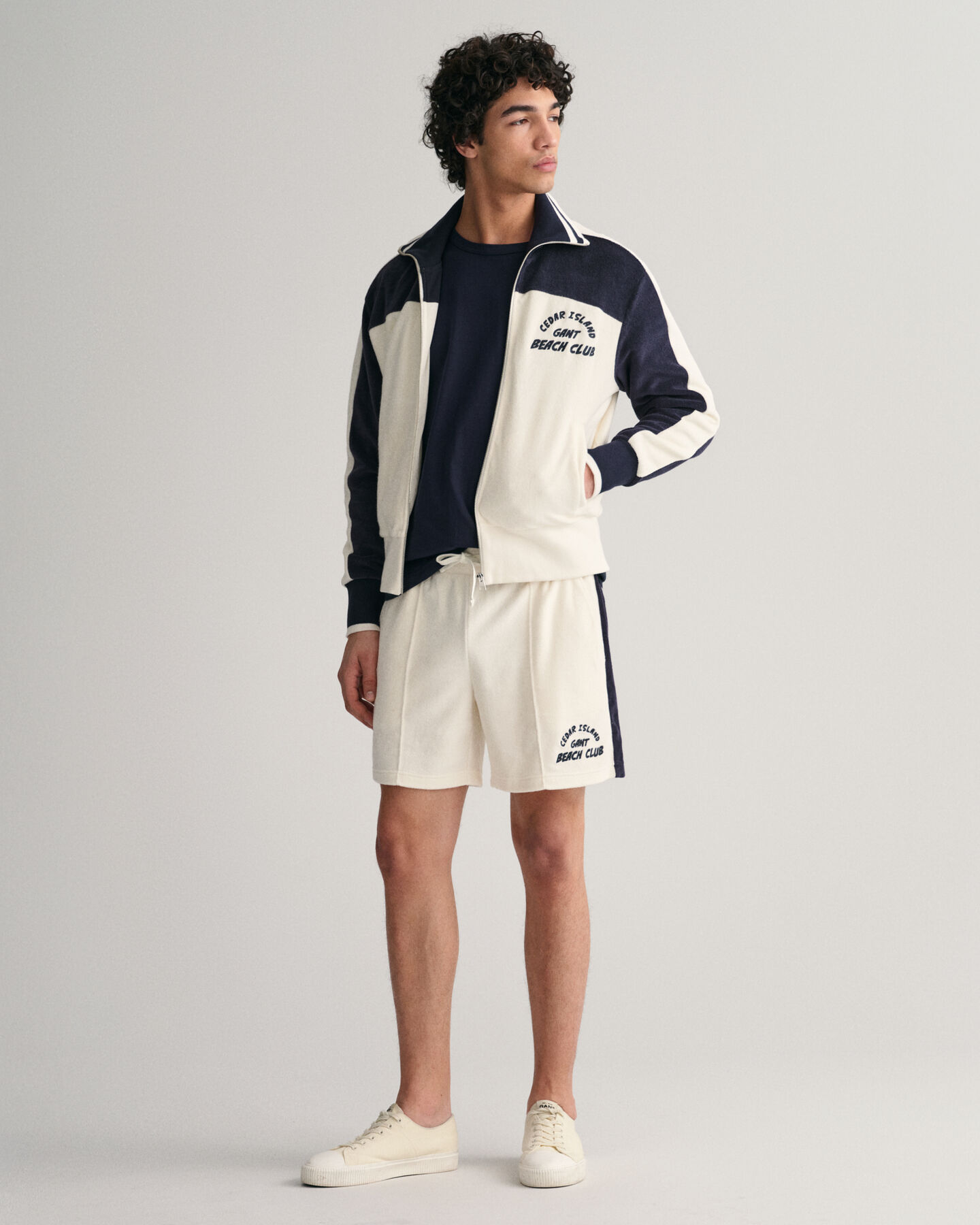 Giacca con zip Terry Cloth