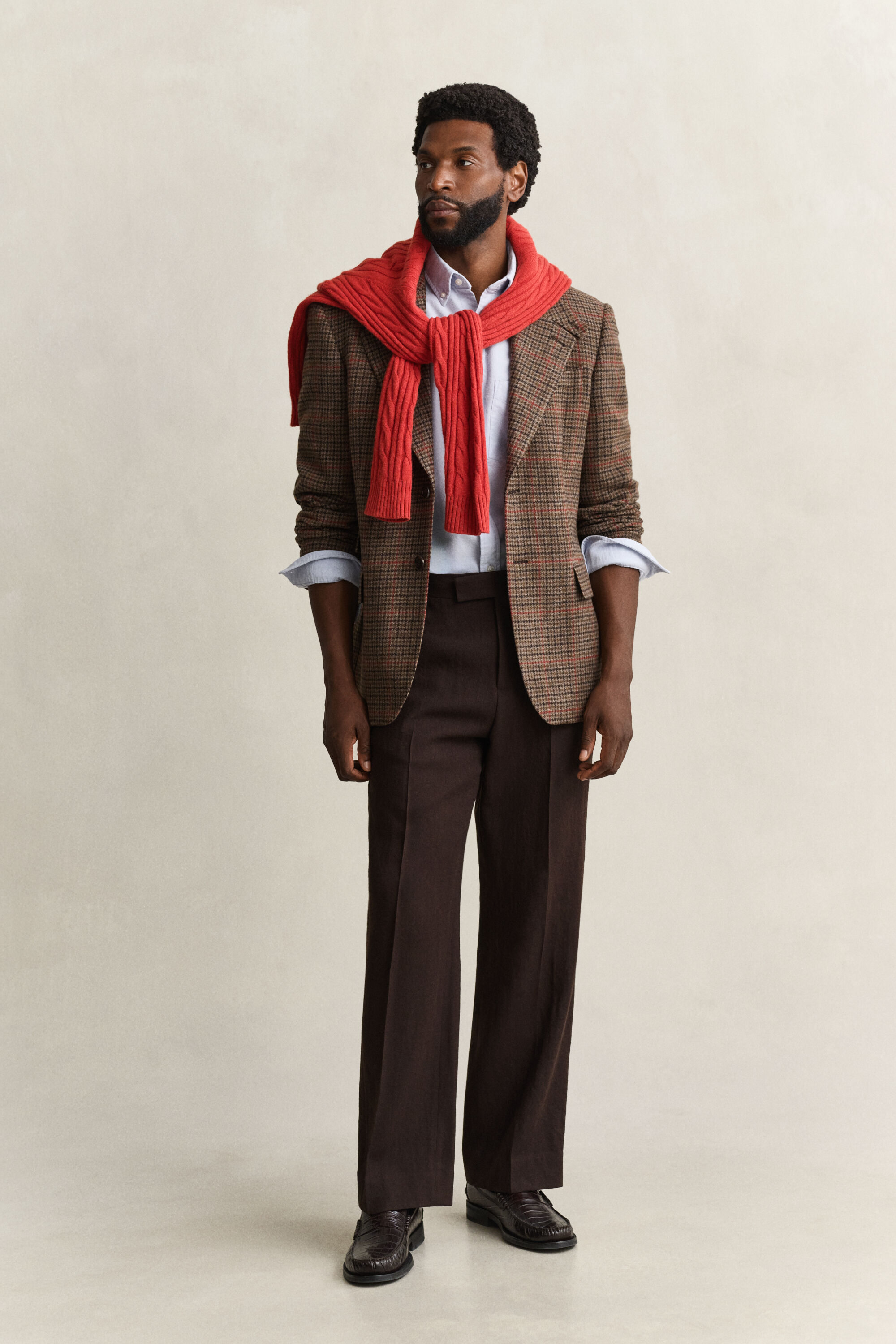 Camicia Oxford spazzolata