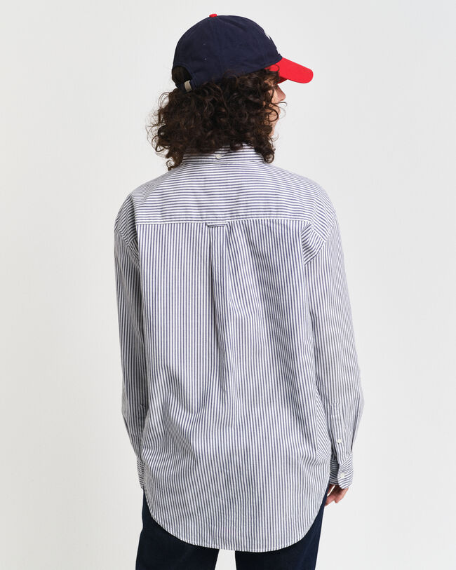 Camicia Luxury Oxford a righe relaxed fit