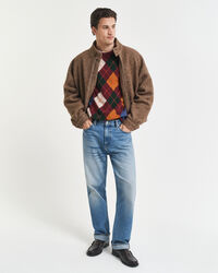 Maglia girocollo a rombi