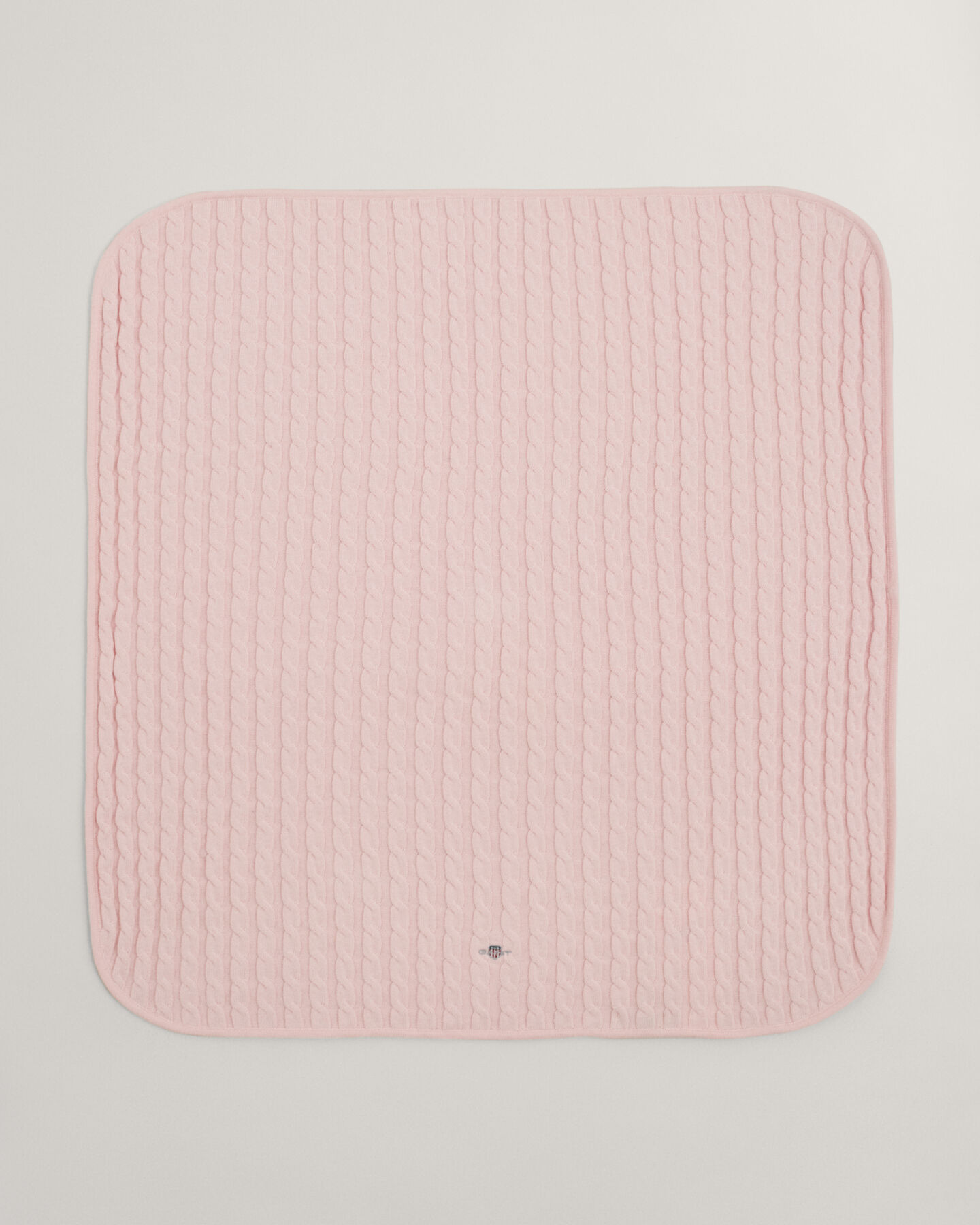 Copertina in maglia di cotone a trecce Shield Baby