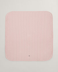 Copertina in maglia di cotone a trecce Shield Baby