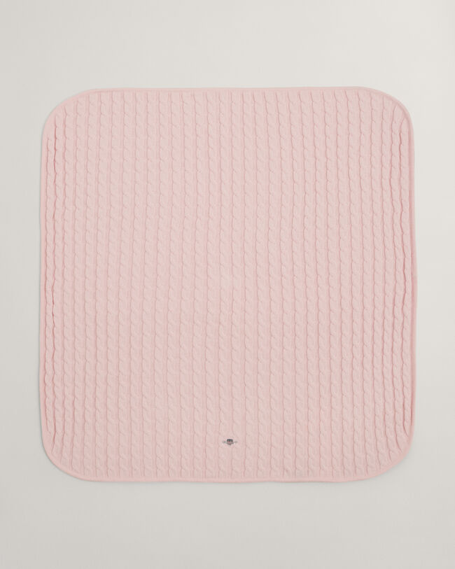 Copertina in maglia di cotone a trecce Shield Baby