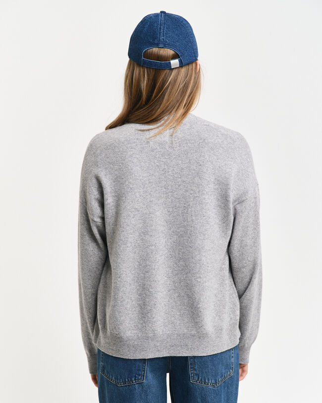 Cardigan in finissima lana d'agnello