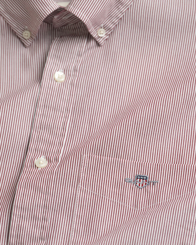 Camicia classica in popeline a righe Banker regular fit
