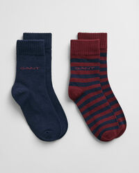 Confezione da 2 paia di calzini a righe Kids