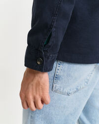 Camicia giacca in lino-cotone regular fit