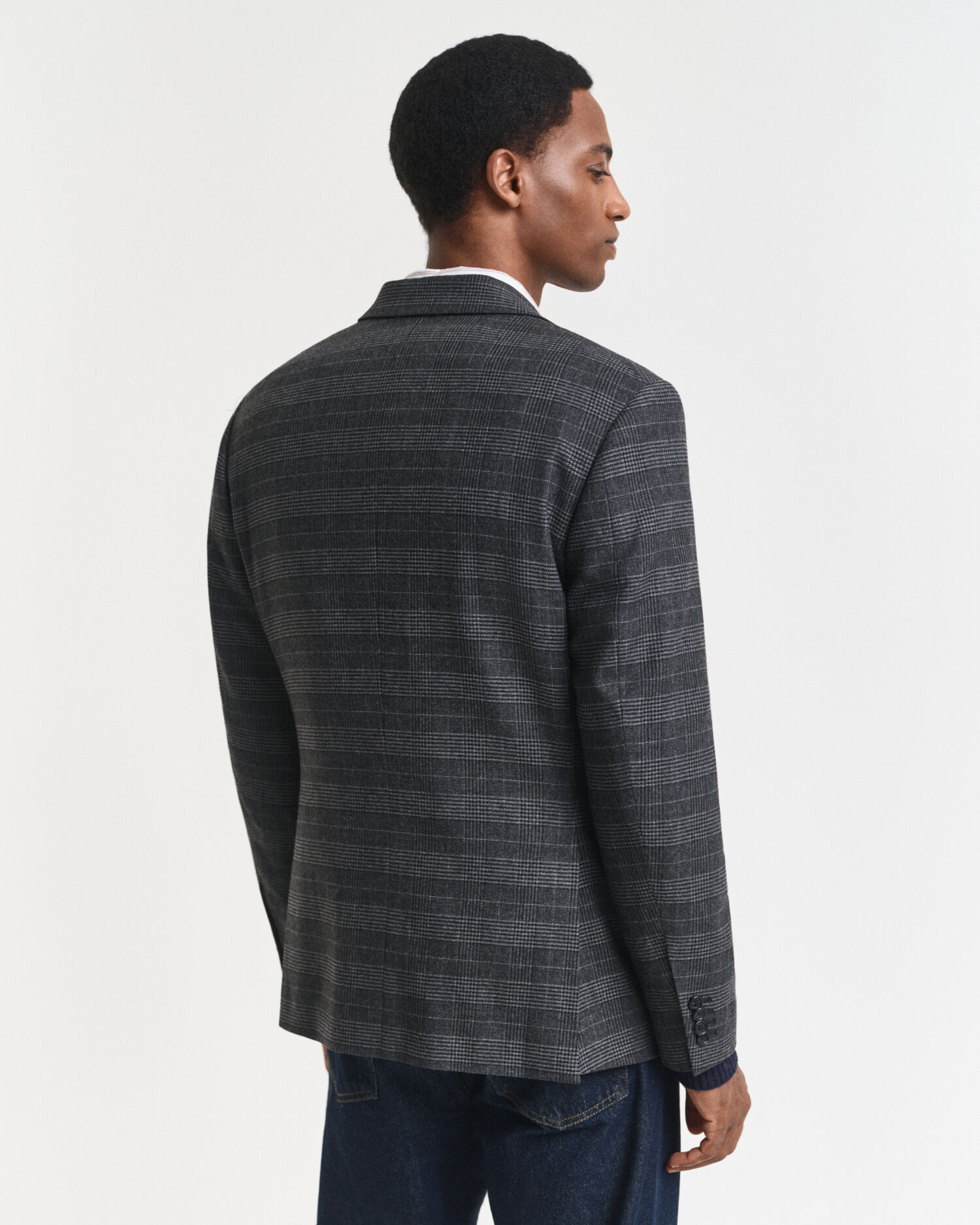 Giacca da abito a quadri Glen Check slim fit