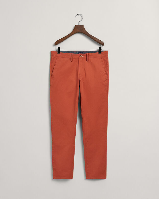 Pantaloni chino Hallden in twill slim fit