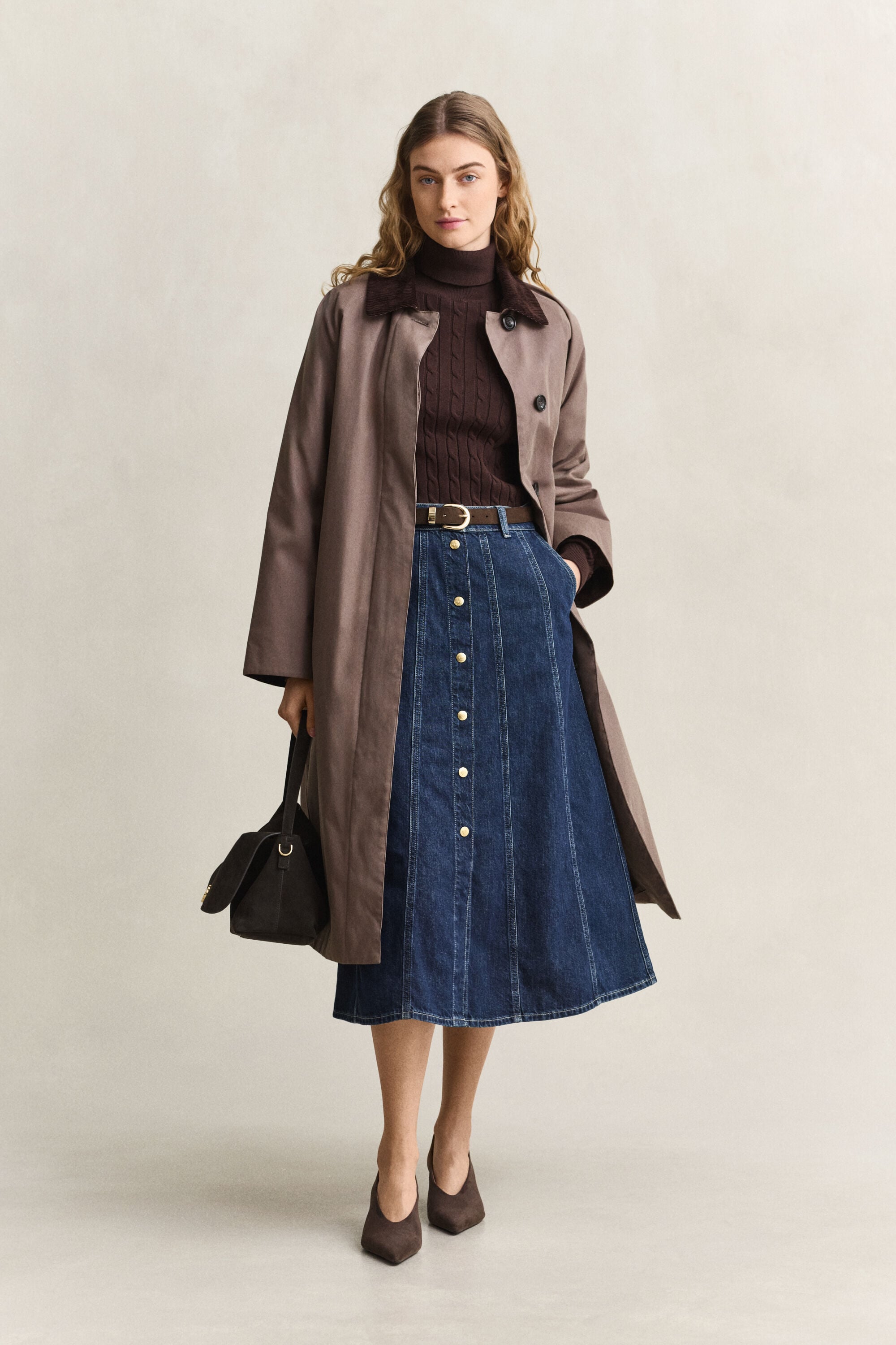 Gonna svasata in denim