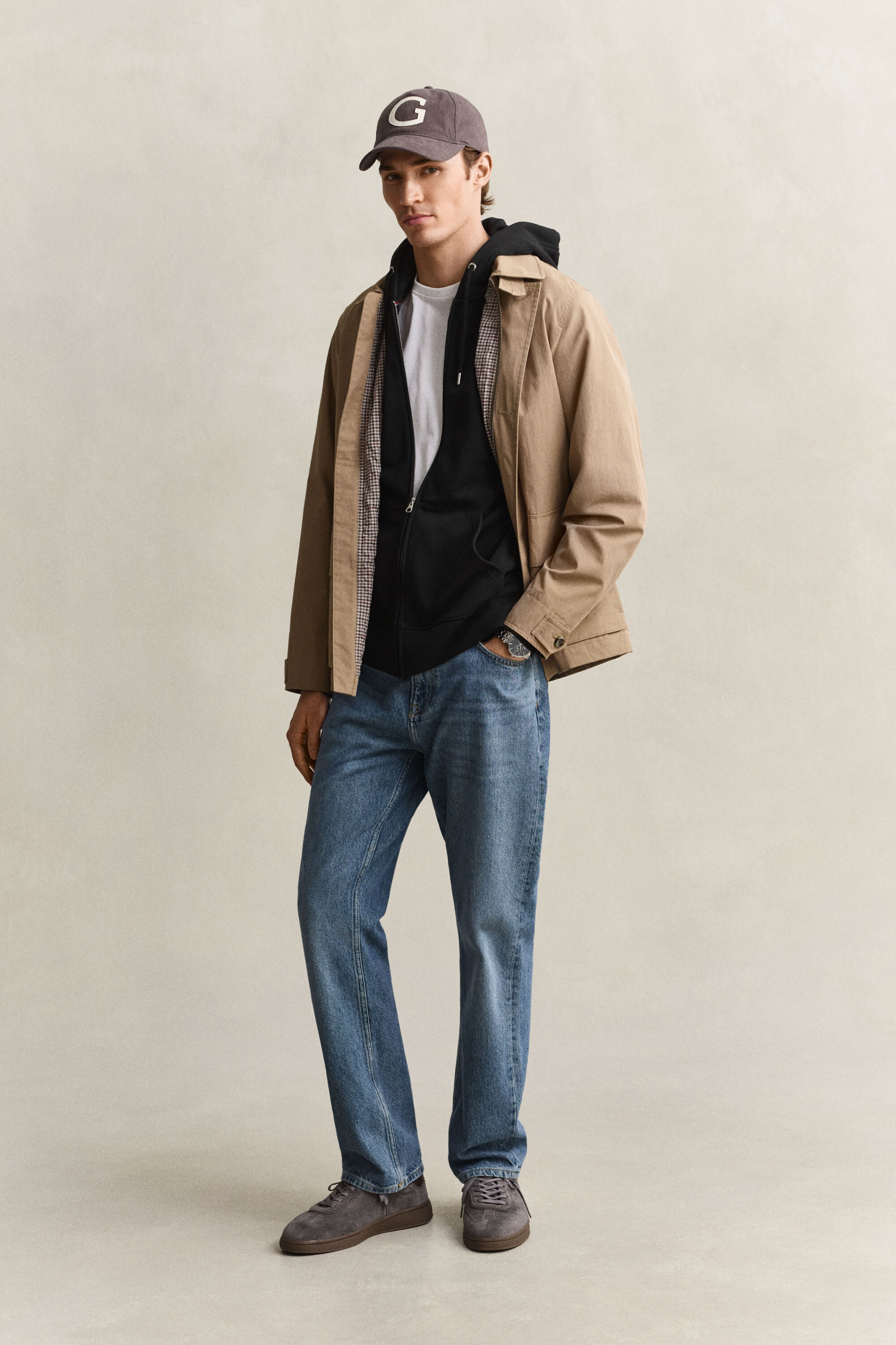 Felpa con cappuccio Shield con zip