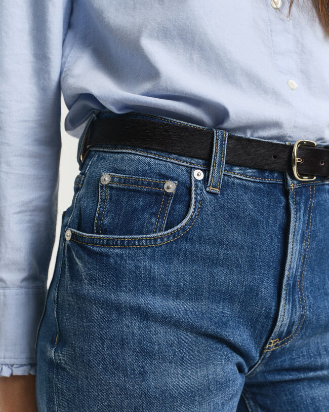 Jeans elasticizzati con gamba dritta