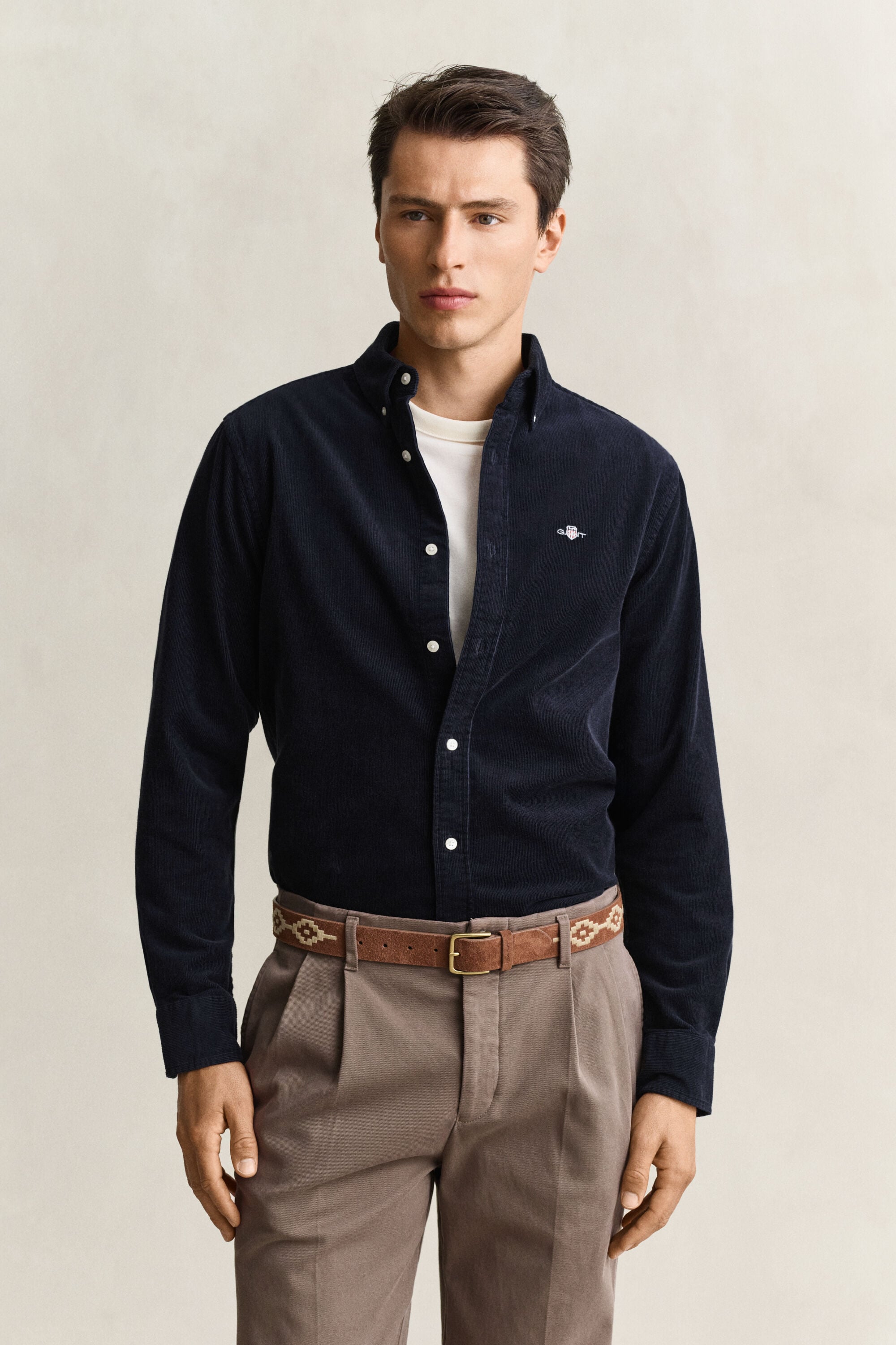 Camicia in velluto a coste