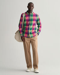 Camicia in madras indiano regular fit