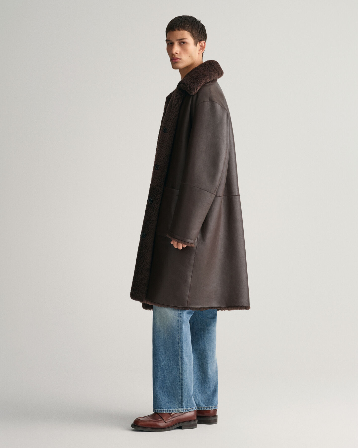 Cappotto in shearling
