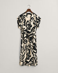 Abito a maniche corte Palm Print